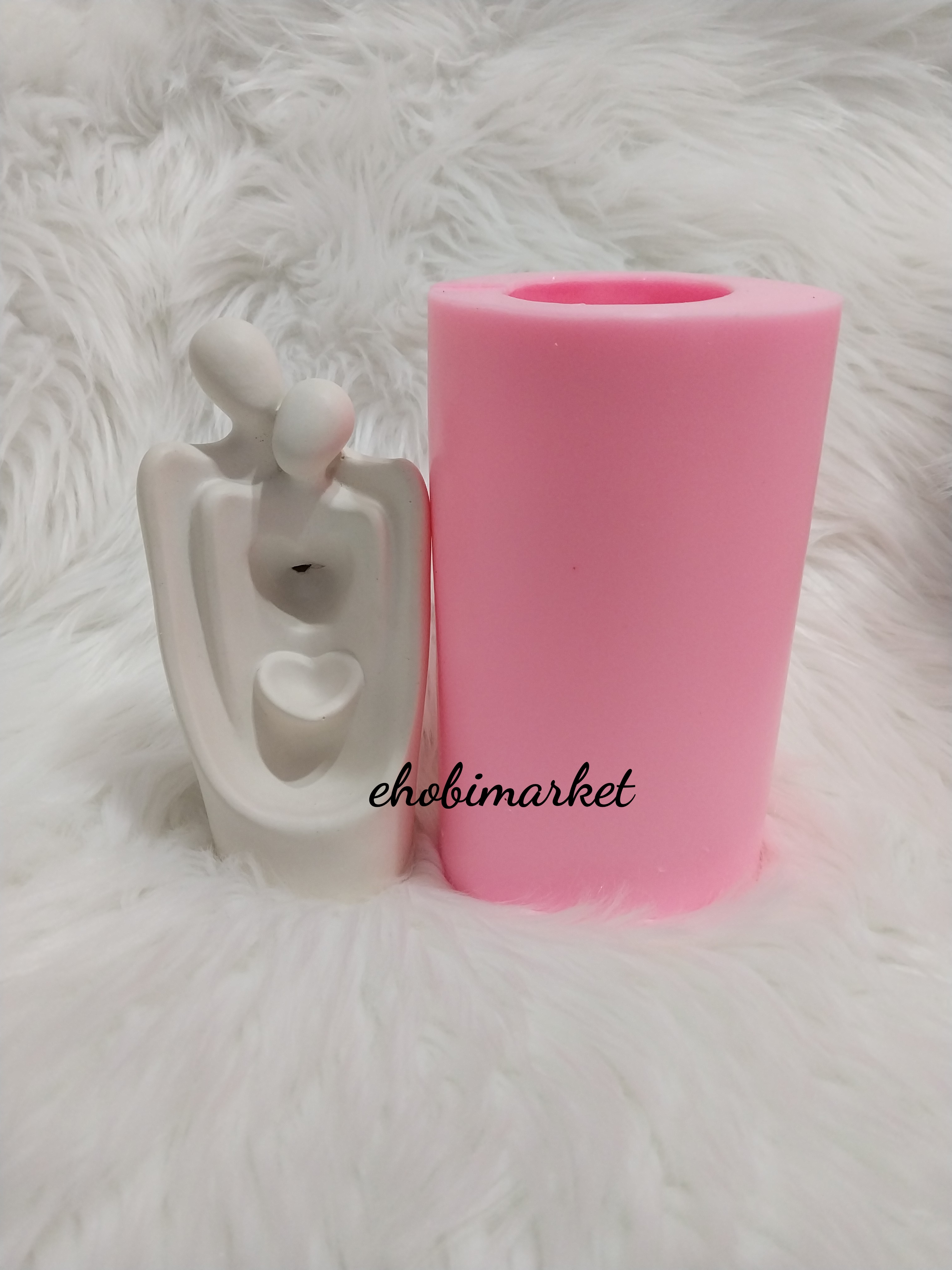 Sevgililer geri akışlı tütsü silikon kalip