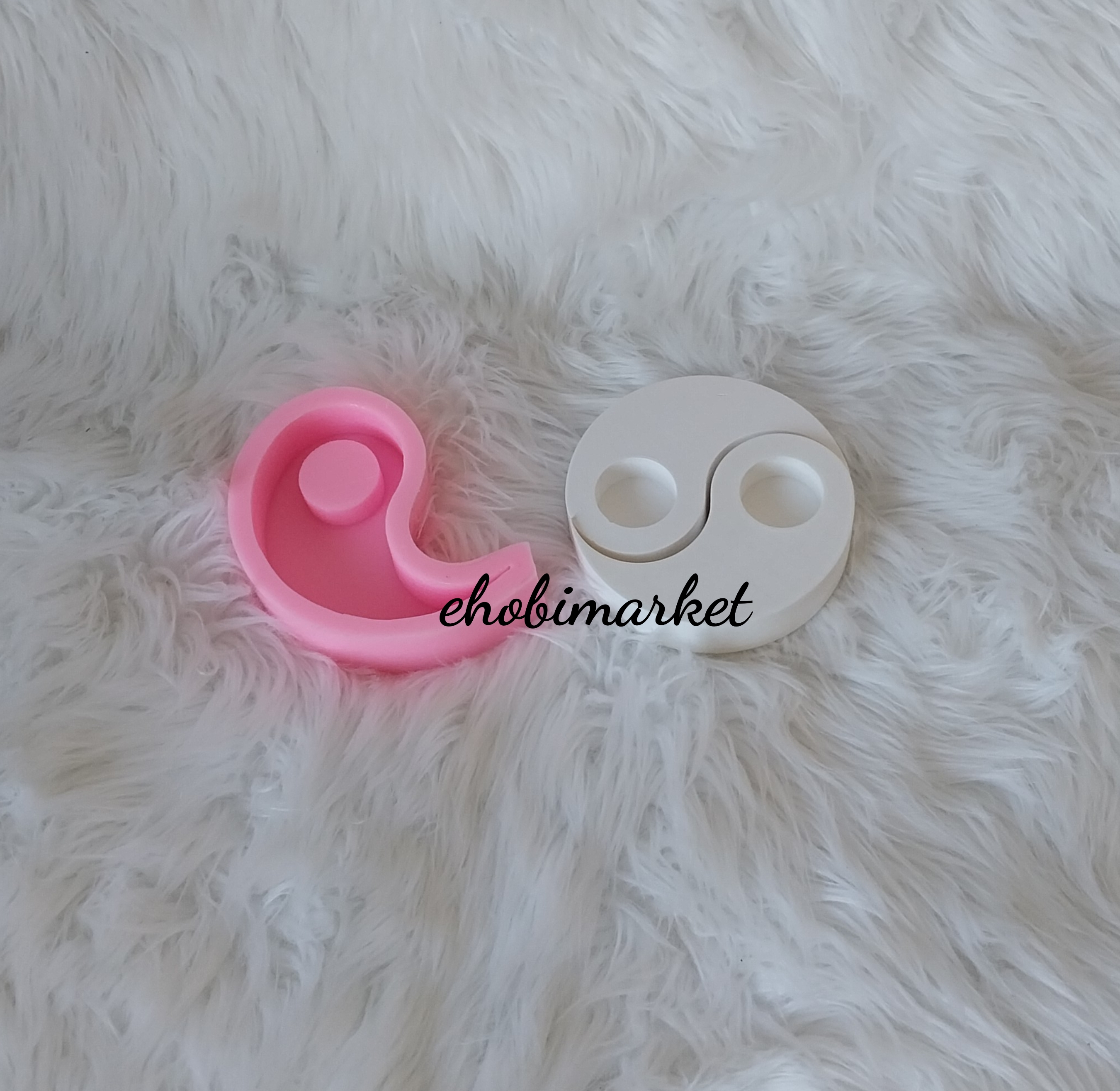 Yinyang mumluk silikon kalip