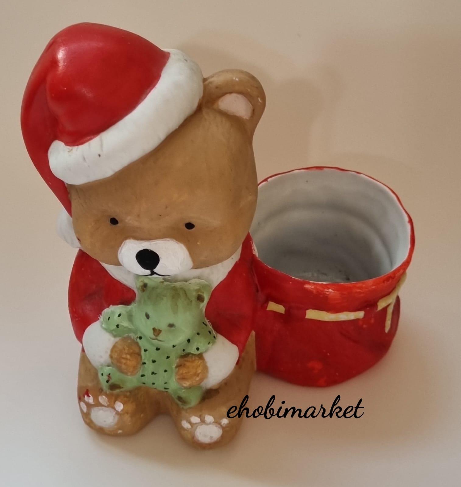 Ayicikli saksi kalemlik silikon kalip