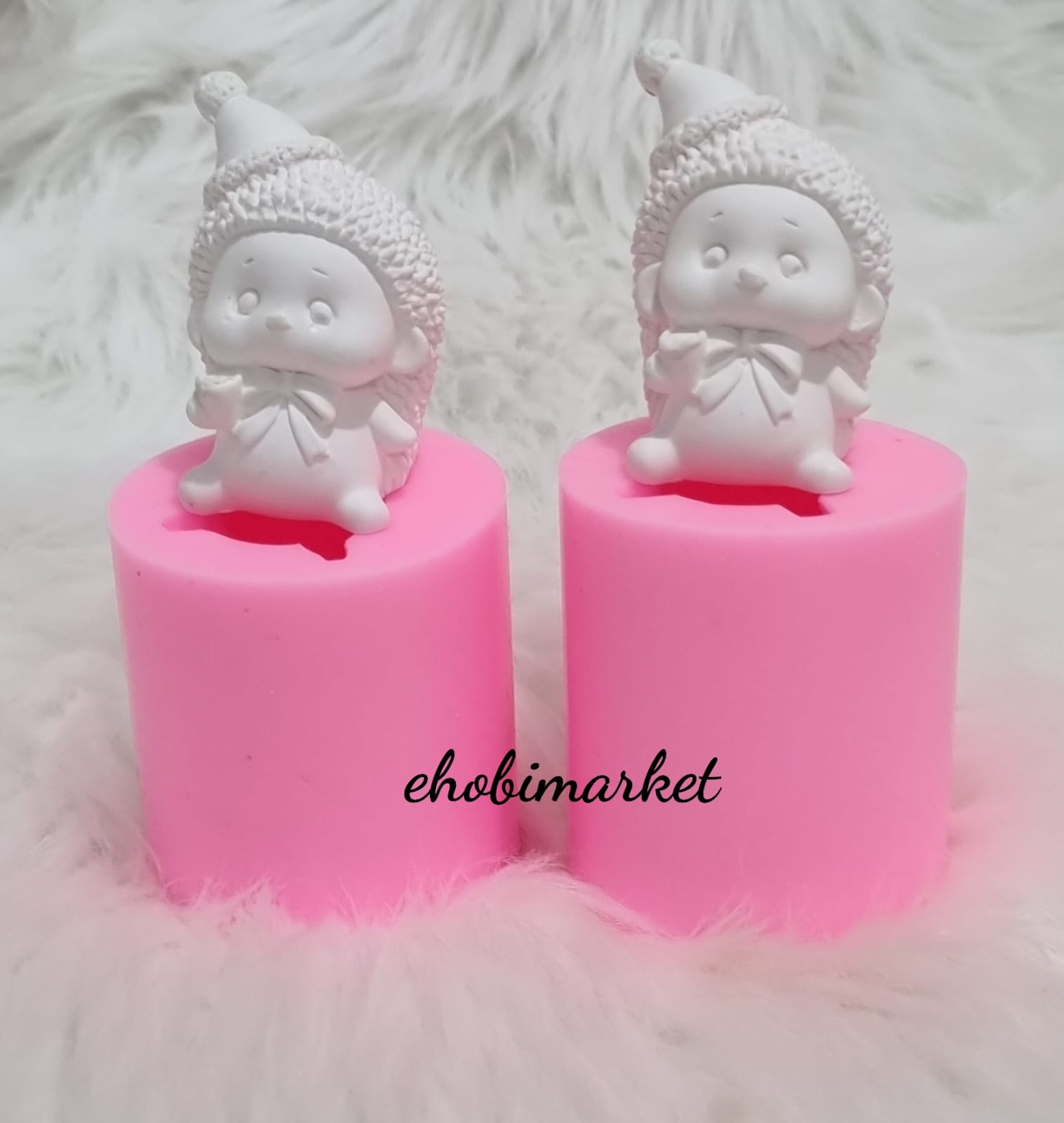 Minik kirpi silikon kalip