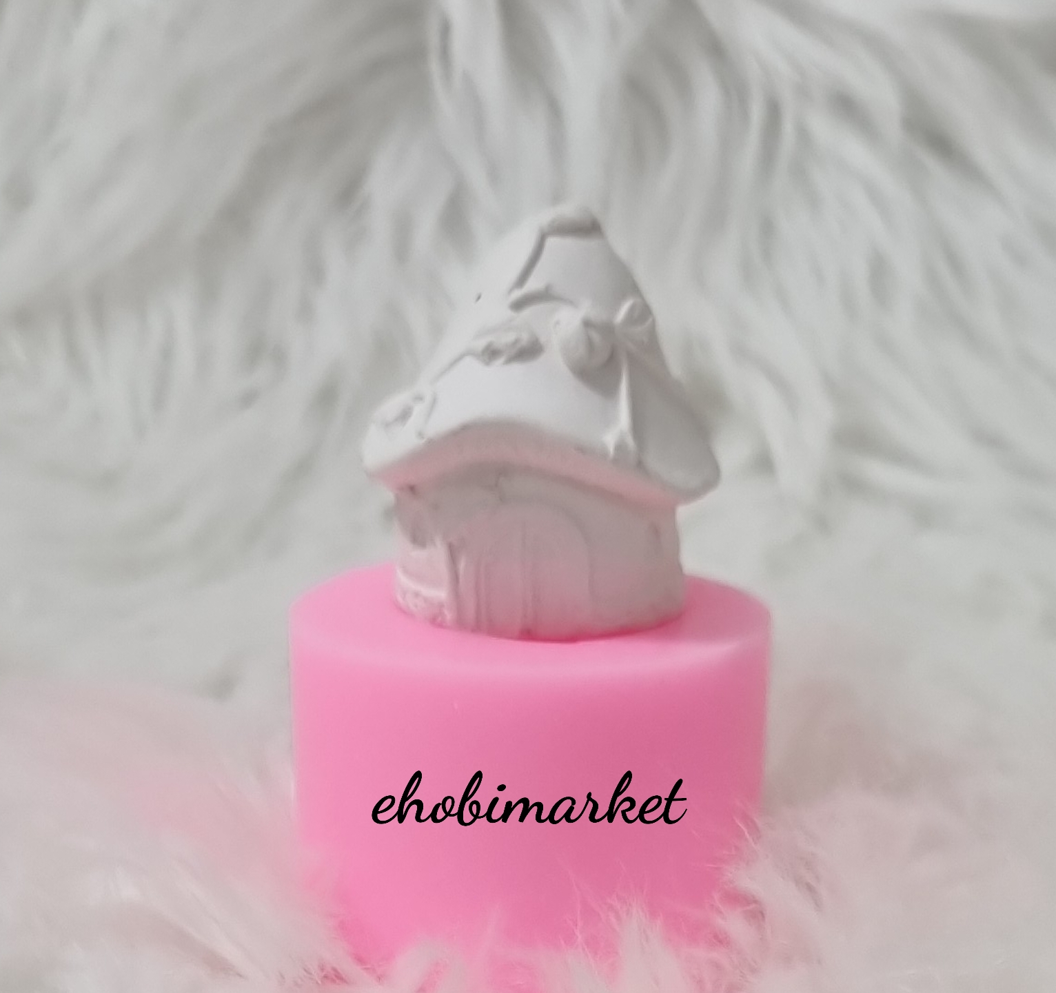 Minik mantar ev silikon kalip