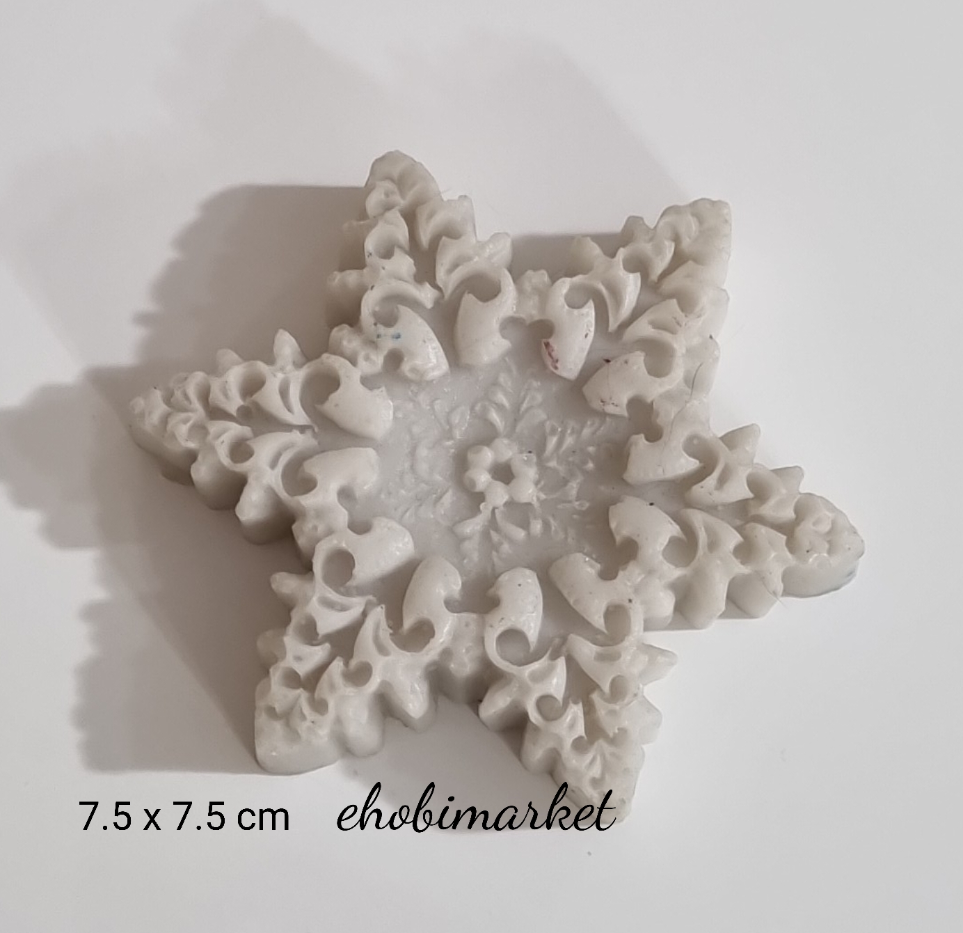 Büyük  kar tanesi silikon kalıp