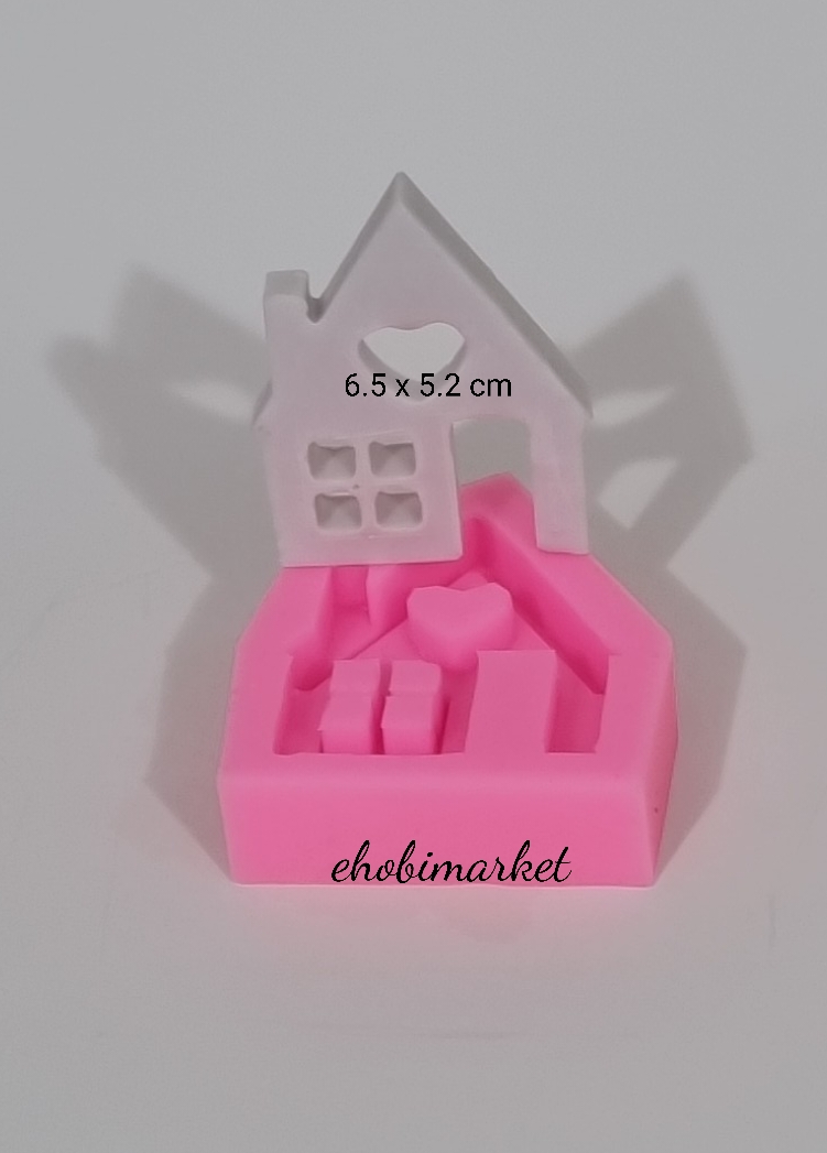 Kalpli dekor ev küçük boy silikon kalıp
