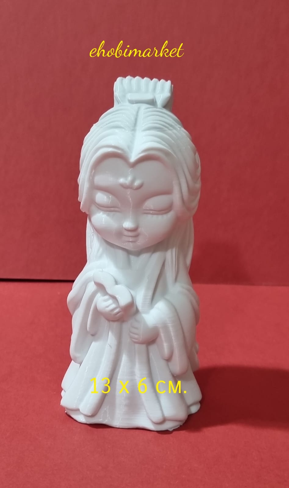 Topuzlu kız mum silikon kalıp 