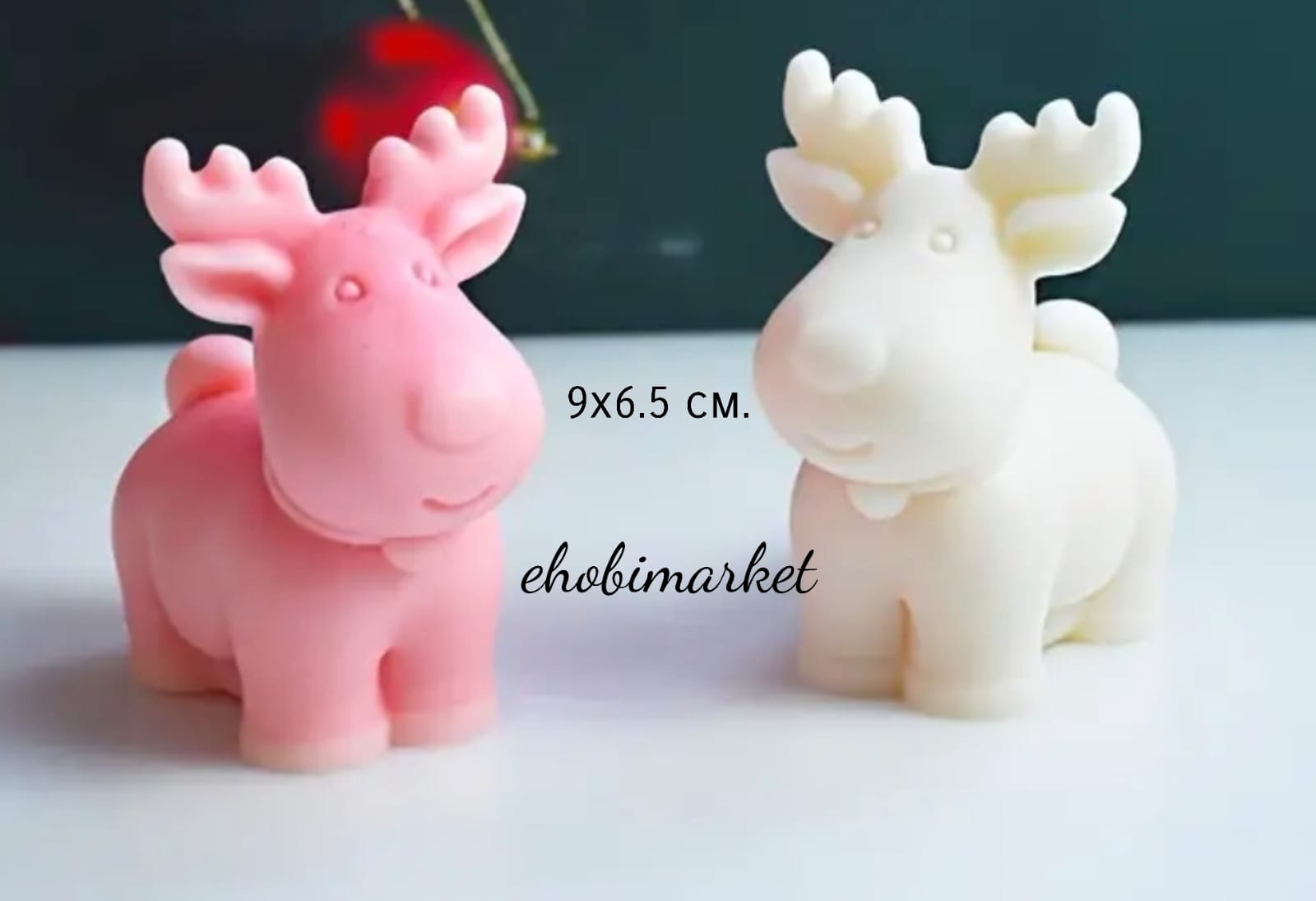 Sevimli geyik silikon kalıp