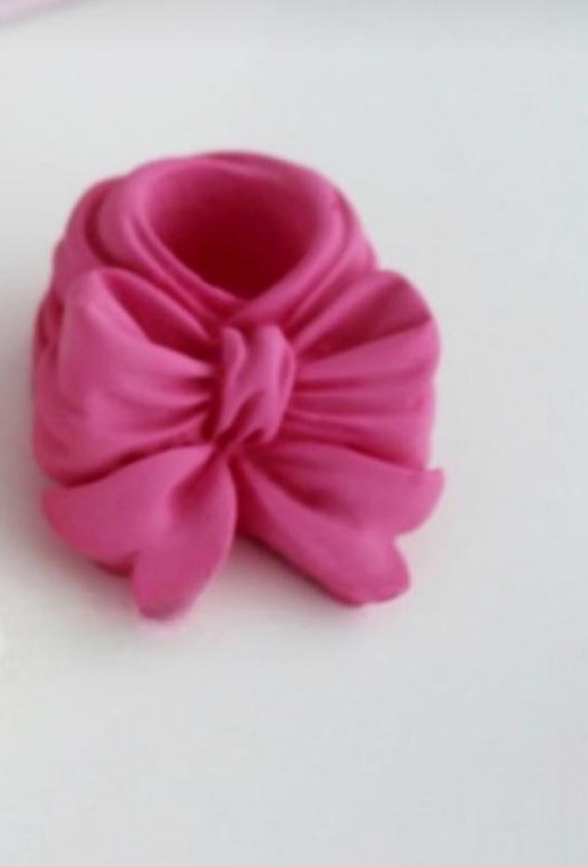 Fiyonk model şamdan  mumluk silikon kalıp