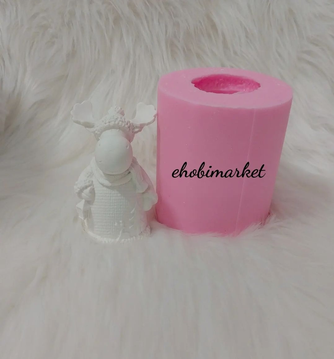 Noel geyik silikon kalip