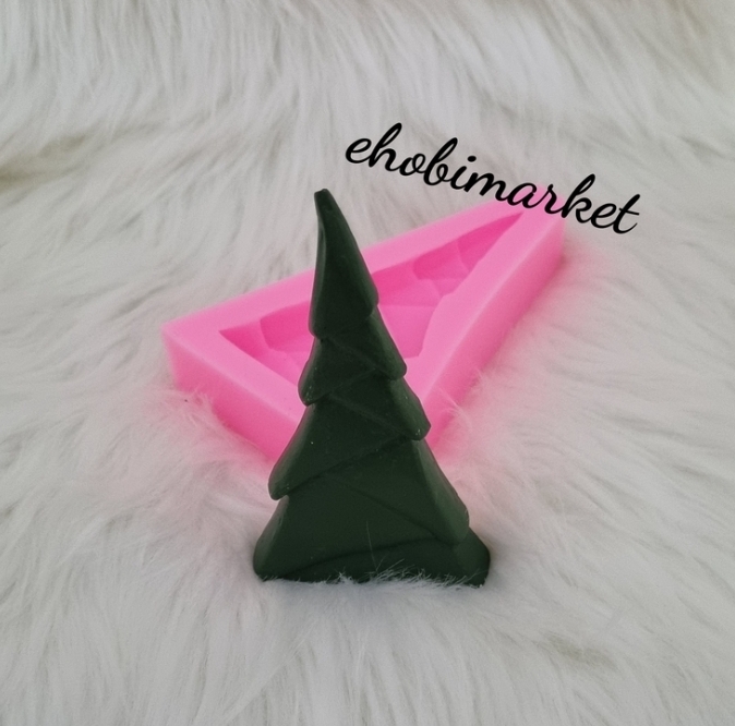 Ince çam ağacı silikon kalip