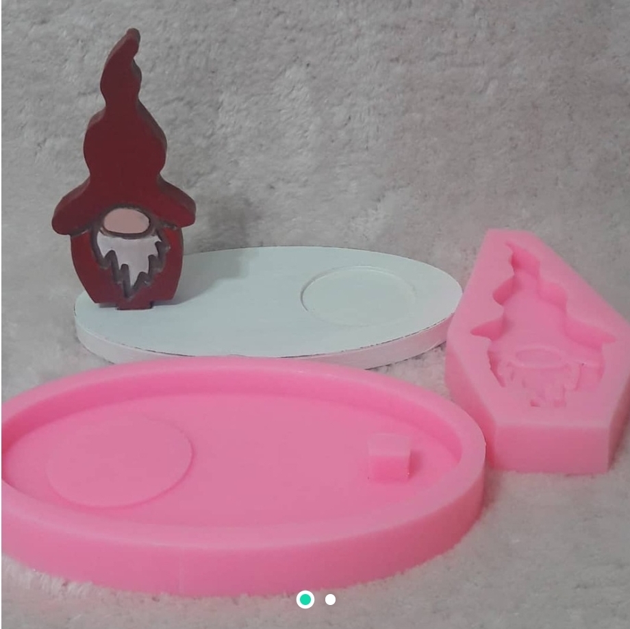 Burnuklu sunum silikon kalip