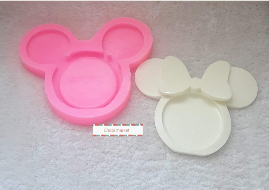 Mickey mouse sunum silikon kalip