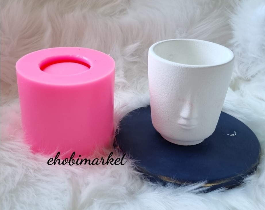 Silüet vazo silikon kalip