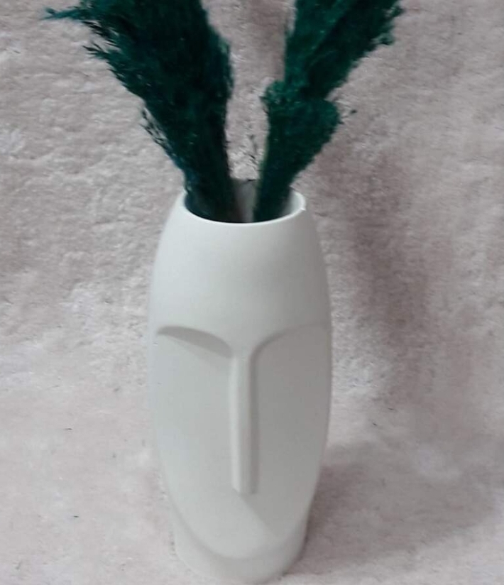 Silüet uzun vazo silikon kalip