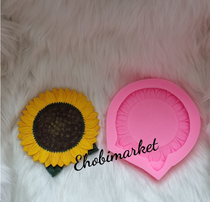 Ayçiçek sunum silikon kalip