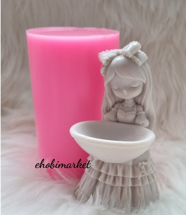 Lokumcu kiz silikon kalip