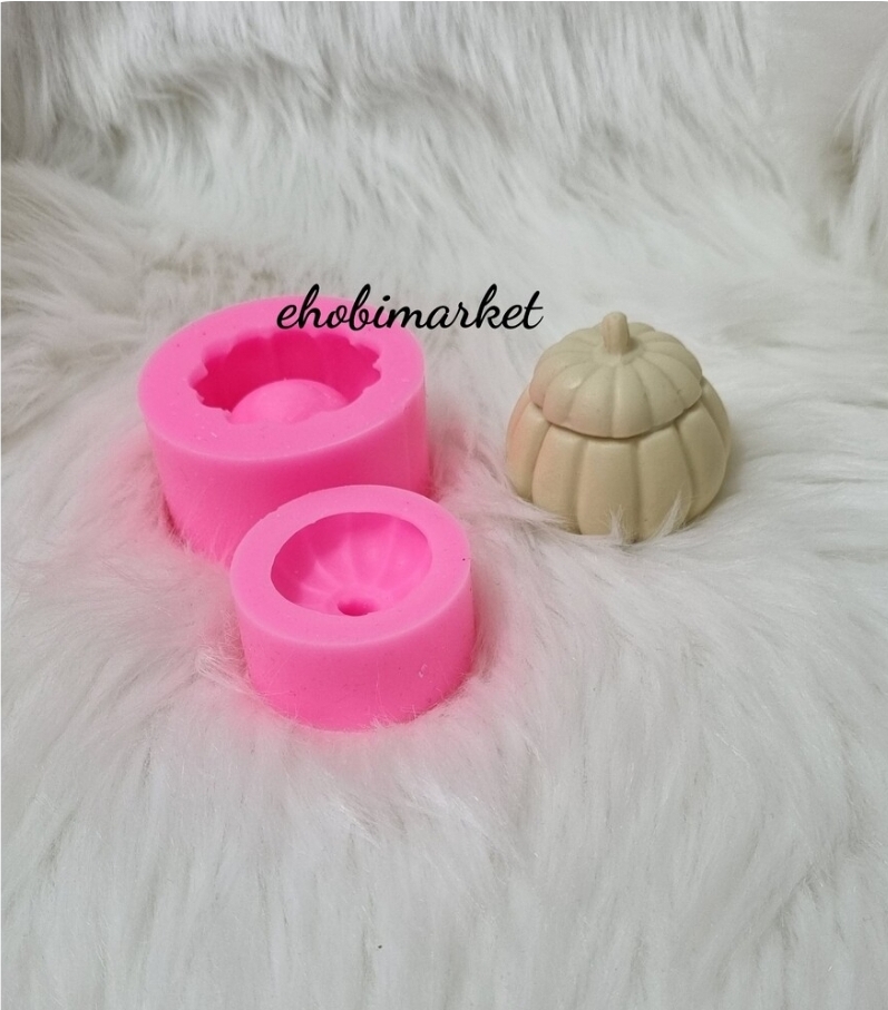 Kapakli tombik kabak silikon kalip