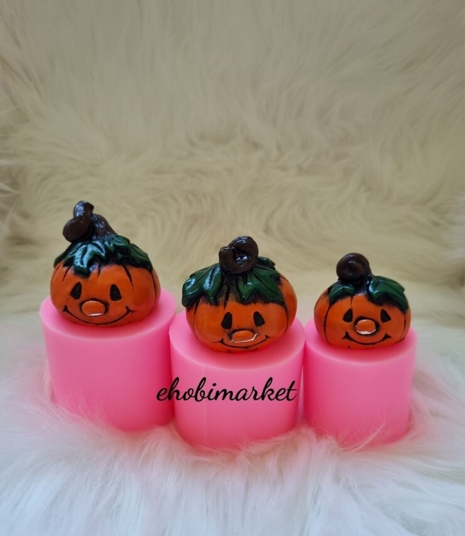 Sevimli kabaklar silikon kaliplari 