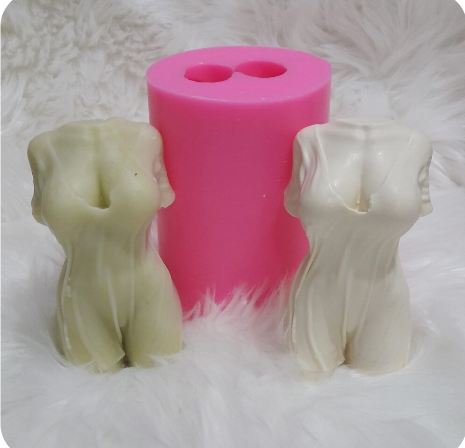 Giysili bayan torz silikon kalip