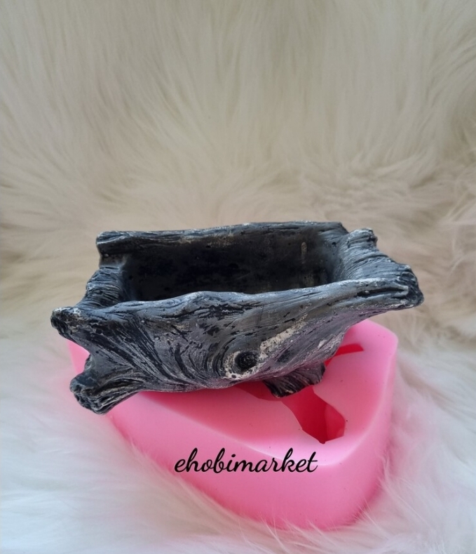 Kütük saksi silikon kalip