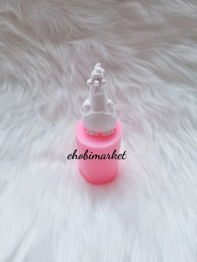 Saksi dibi tavuk2 silikon kalip