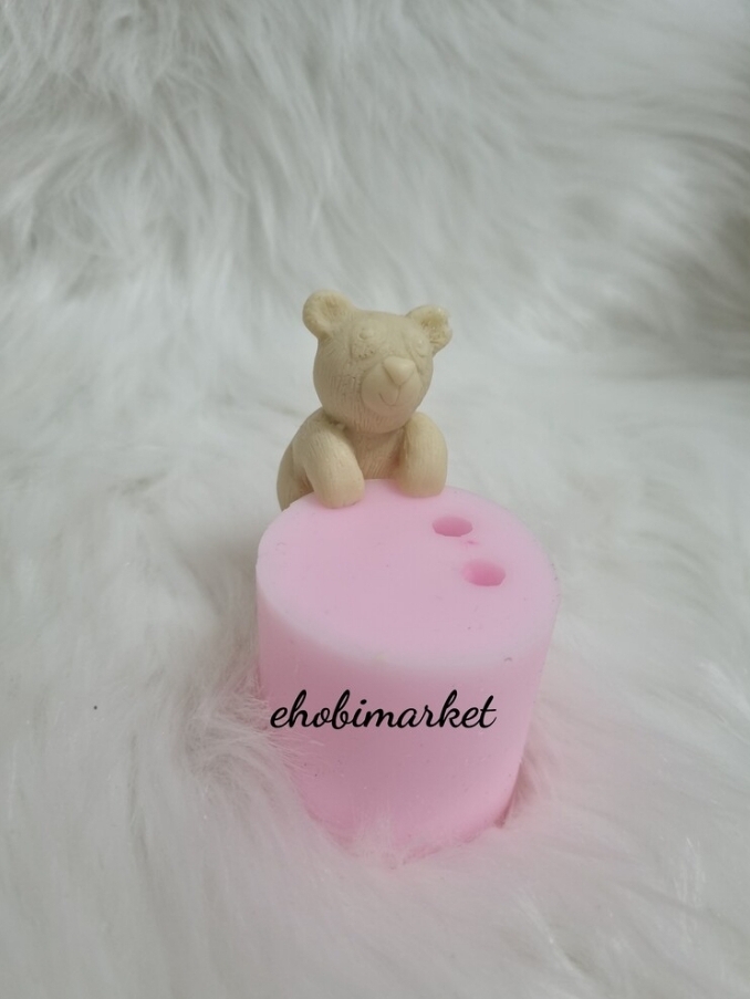 Panda saksi süsü silikon kalip