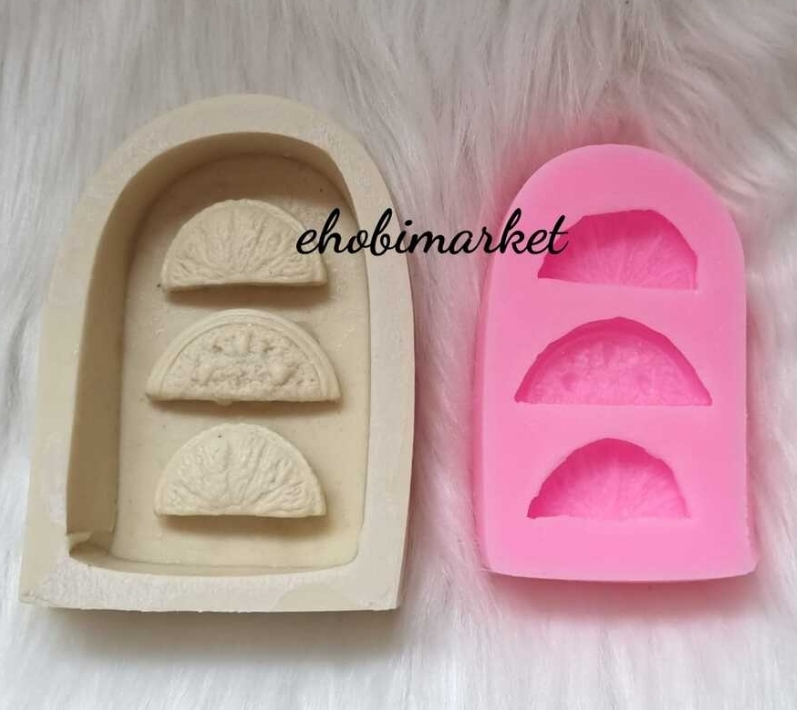 Mandalina karpuz limon silikon kalip