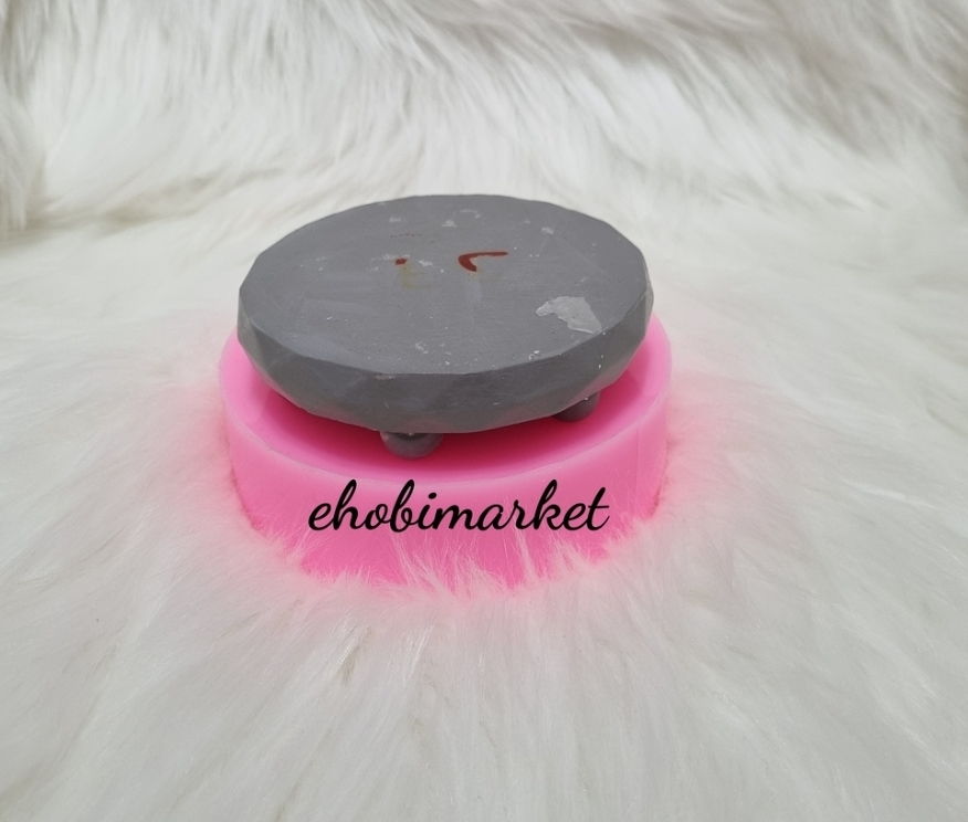 ayakli ufak sunum silikon kalip