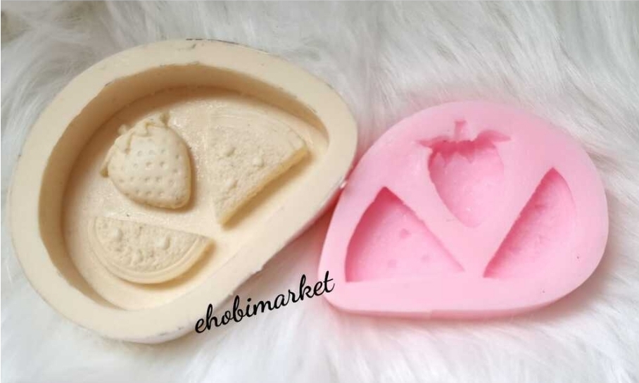 Karpuz limon çilek silikon kalip