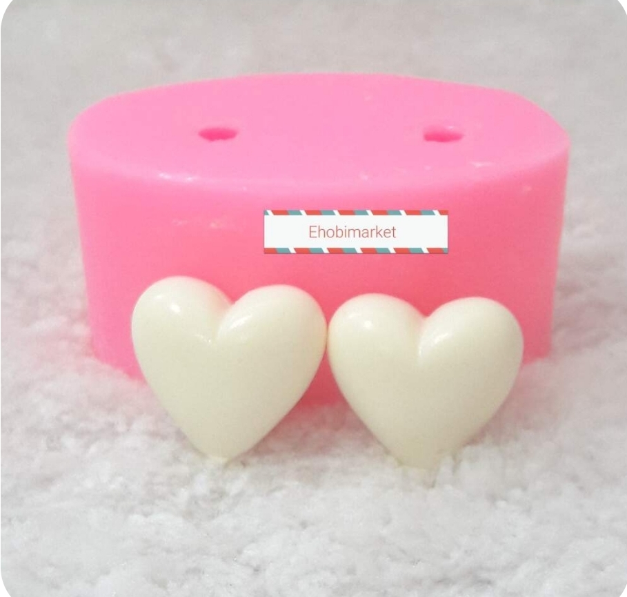 Minik ikili kalpler silikon kalip