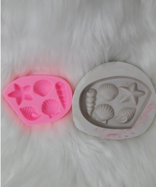 Deniz kabuklari silikon kalip