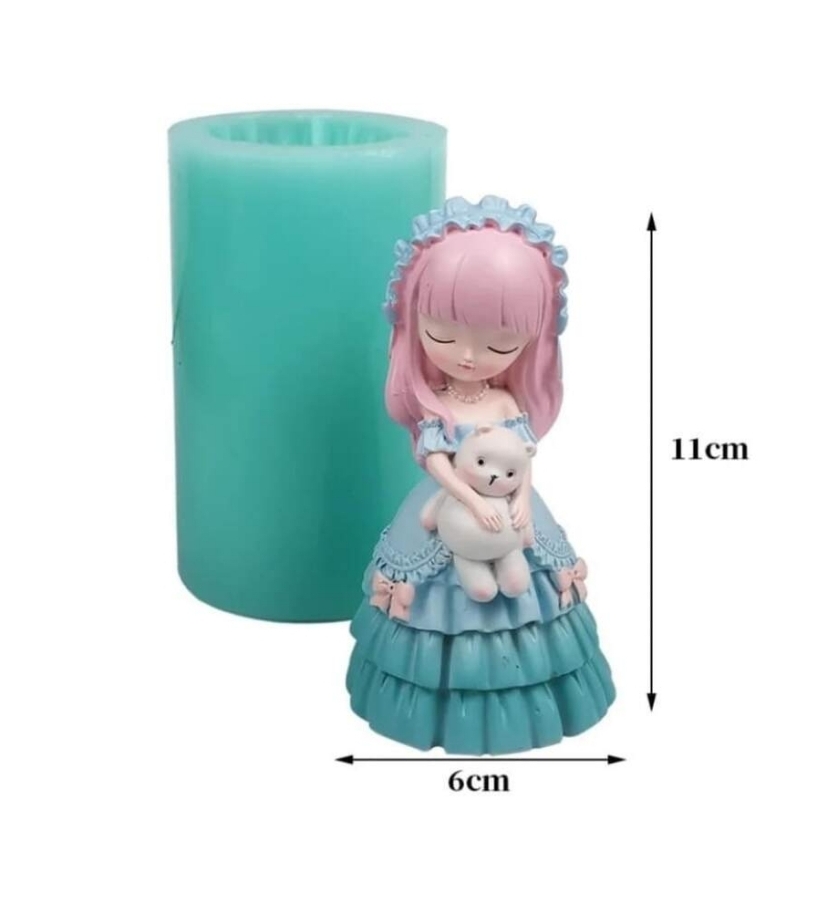 Köpüşlü kiz silikon kalip