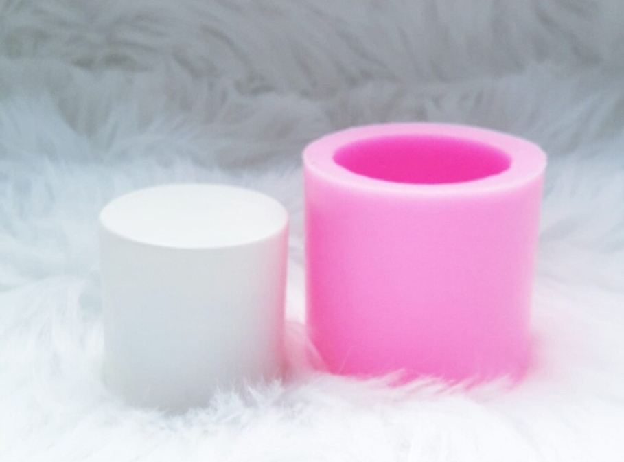 Ufak silindir silikon kalip