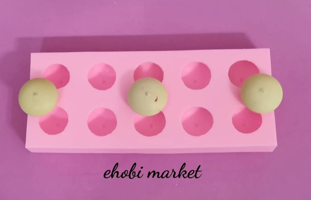 10 lu yuzen mum silikon kalıp 