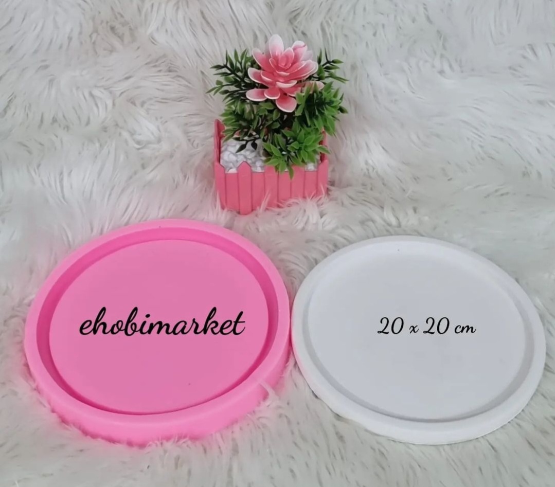 Sunumluk tepsi silikon kalıp 20×20